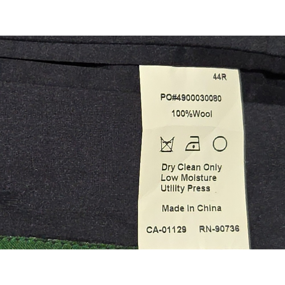 Ralph Ralph Lauren 44R Navy Wool Blazer 2 Gold Button Closure 4 Button Sleeve EU - Picture 5 of 5